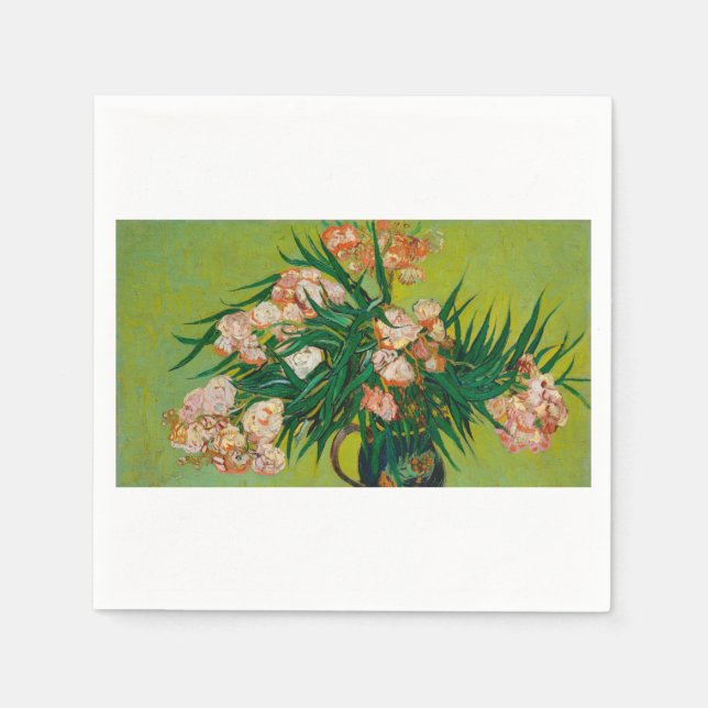 Oleanders by Vincent van Gogh Napkin (Front)