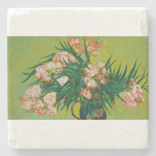 Oleanders by Vincent van Gogh Stone Coaster