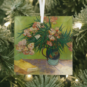 Oleanders, Vincent van Gogh Glass Tree Decoration