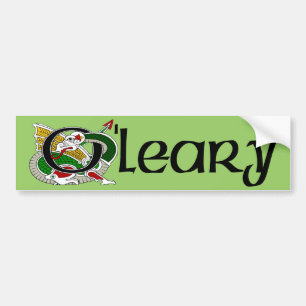 O'Leary Celtic Dragon Bumper Sticker