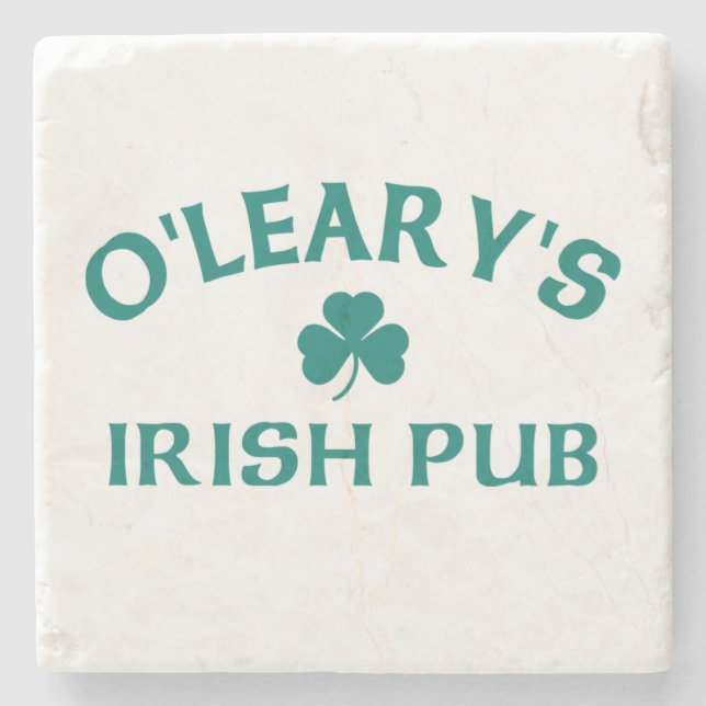 O'Leary's Irish Pub Stone Coaster (Front)