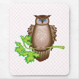 Oleg Owl Mouse Pad