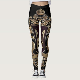 Olena Zelenska Ukraine Crest  Leggings