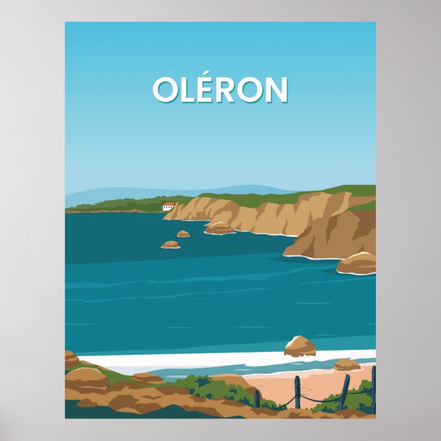 Oleron travel poster (Front)