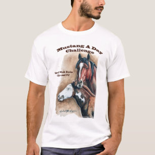 Olga And PJ Mustang A Day Challenge T-shirt