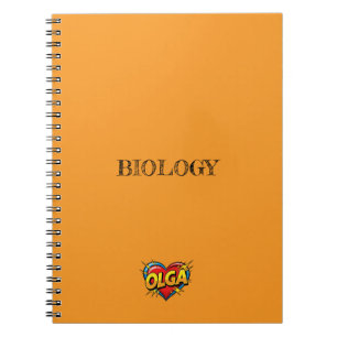 Olga Heart Yellow Notebook