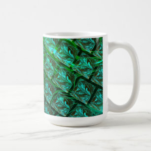 'Olhos azuis enquadrados', imagem riscada, borrada Coffee Mug