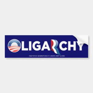 Oligarchy 2012 Bumper Sticker