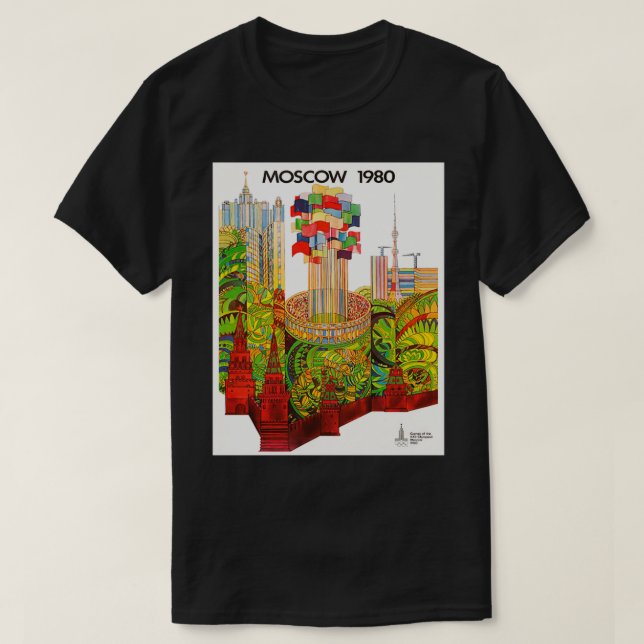 Olimpic Moscow 1980 T-Shirt (Design Front)