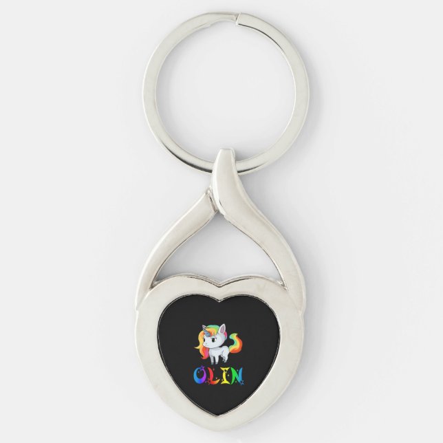 Olin Unicorn Key Ring (Front)