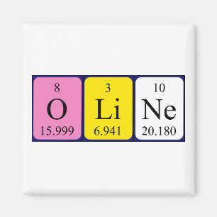 Oline periodic table name magnet