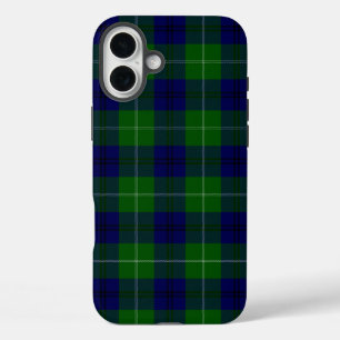 Oliphant tartan blue green plaid iPhone 16 plus case