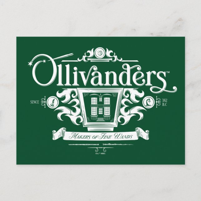 OLIVANDERS™ Makers of Fine Wands Postcard (Front)