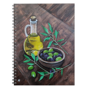 Olivas de Andalucía Painting by Alfred Fox Notebook