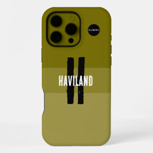 Olive 3 tone Personalised Cell Phone Case HAMbWG