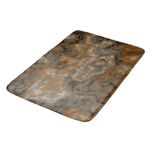 Olive Abstract Bath Mat