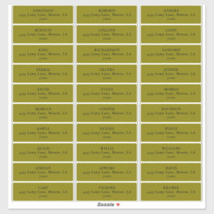 OLIVE Address Labels