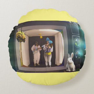 Olive and Dingo on a pillow