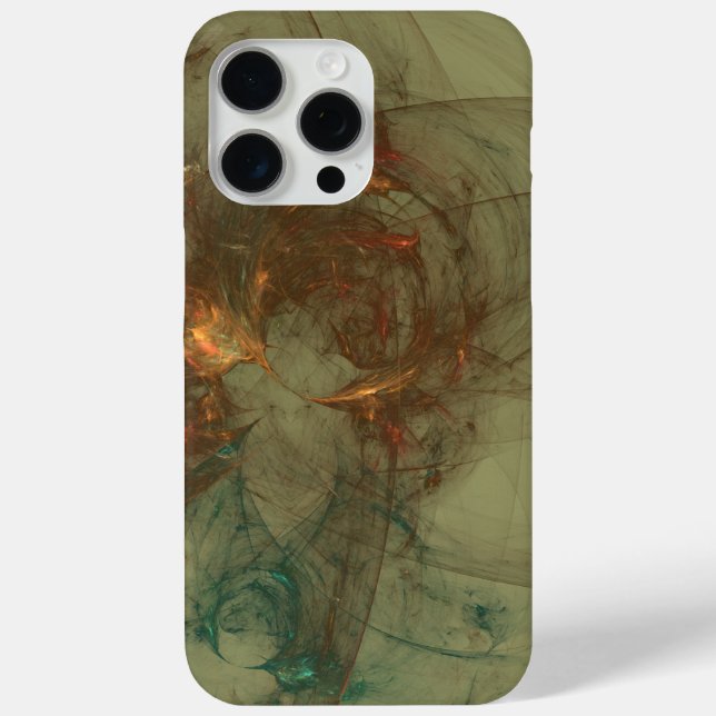 olive and gold abstract  Case-Mate iPhone case (Back)