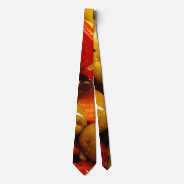 Olive and Pepper Neck Tie (Front)