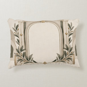 Olive Arch Heritage Frame Decorative Cushion