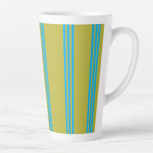 Olive Aura Blue Latte Mug