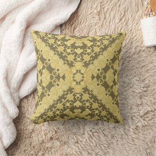 Olive Baroque Cushion