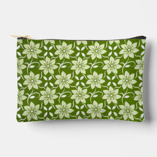 Olive Blossom Repeat Accessory Pouch