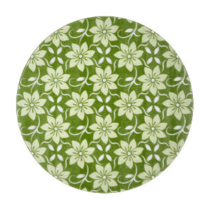 Olive Blossom Repeat Cutting Board