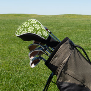 Olive Blossom Repeat Golf Head Cover