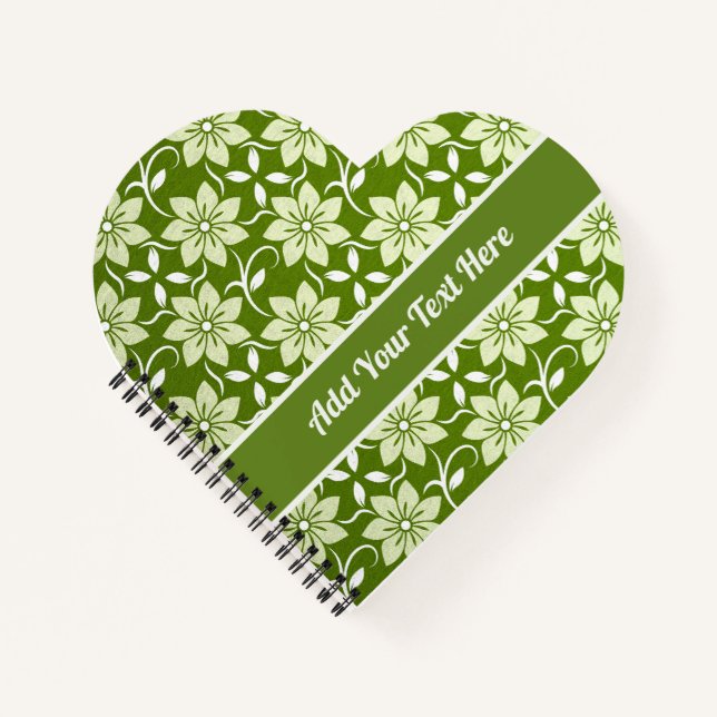 Olive Blossom Repeat Notebook (Front)