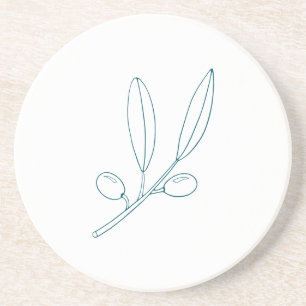 Olive Branch Coaster