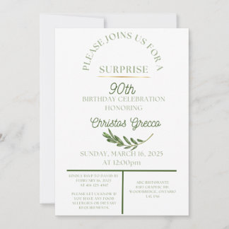 Olive Branch - Invitation