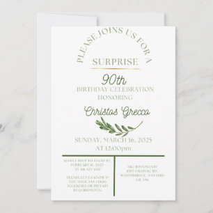 Olive Branch Invitation 