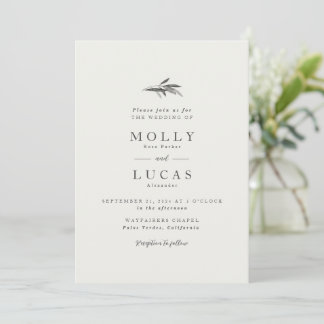 Olive Branch Invitation
