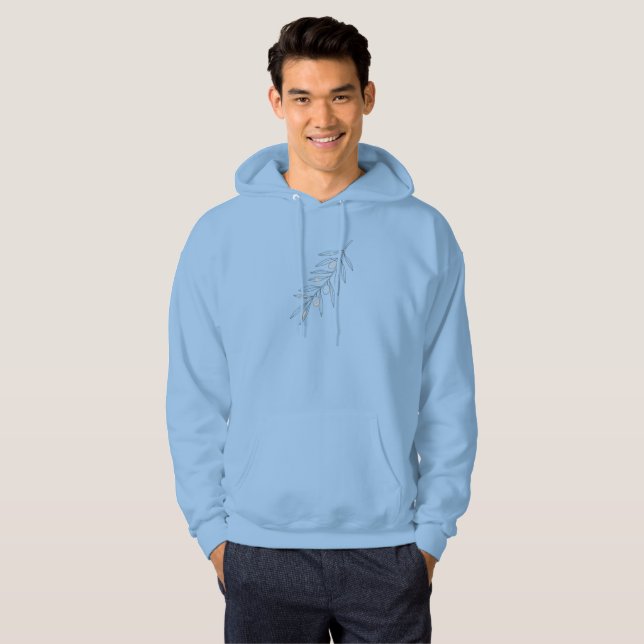 Olive Branch Leaf  Hoodie (Front Full)