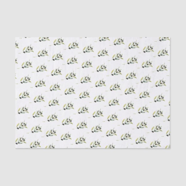 Olive Branch Tissue Paper (Front)