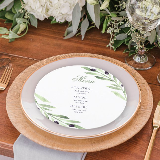 olive branch wedding Menu (Creator Uploaded)