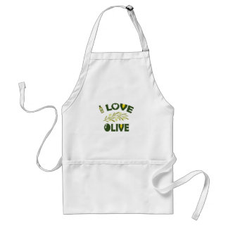 Olive Branches and Love - A Cute and Trendy Design Standard Apron