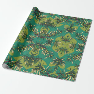 Olive branches Free Palestine floral & botanicals  Wrapping Paper