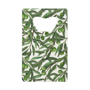 Olive branches on off white