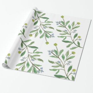 Olive Brand Wrapping Paper