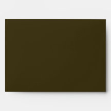 Olive Brown Ivory Return Address Marsh Wedding