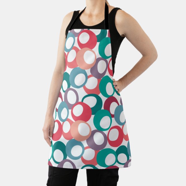 Olive Circles Apron (Insitu)