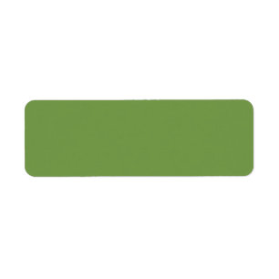 Olive Colour Return Address Label