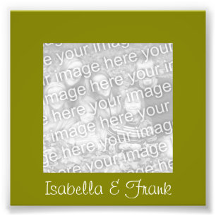 Olive Frame Photo Print