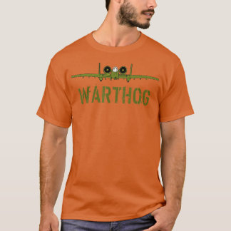 Olive Green A10 Warthog  ArtUSA Military Jets  T-Shirt