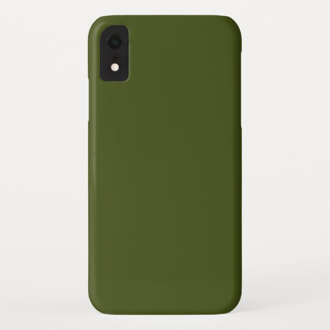 Olive Green Accent Colour Customise This Case-Mate iPhone Case (Back)