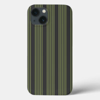Olive green and charcoal five stripes pattern