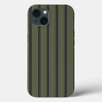Olive green and charcoal five stripes pattern